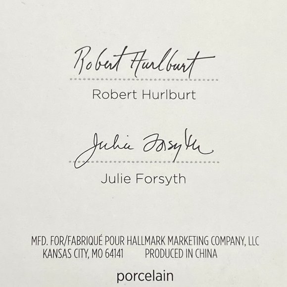 Hallmark Keepsake Collectable Procelain "On Wings Of Hope" Christmas Ornament - Picture 3 of 5